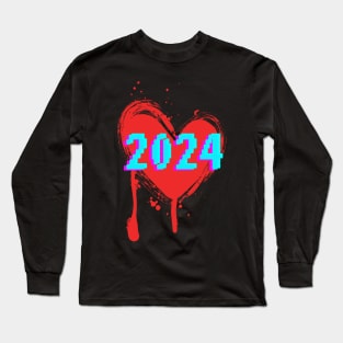 2024 - Gamers - Celebration - New Years - Birthday Long Sleeve T-Shirt